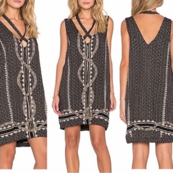 Free People - Diamond & Snake Mini Dress - Picture 2 of 6